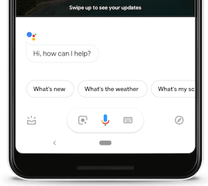 google assistant screen